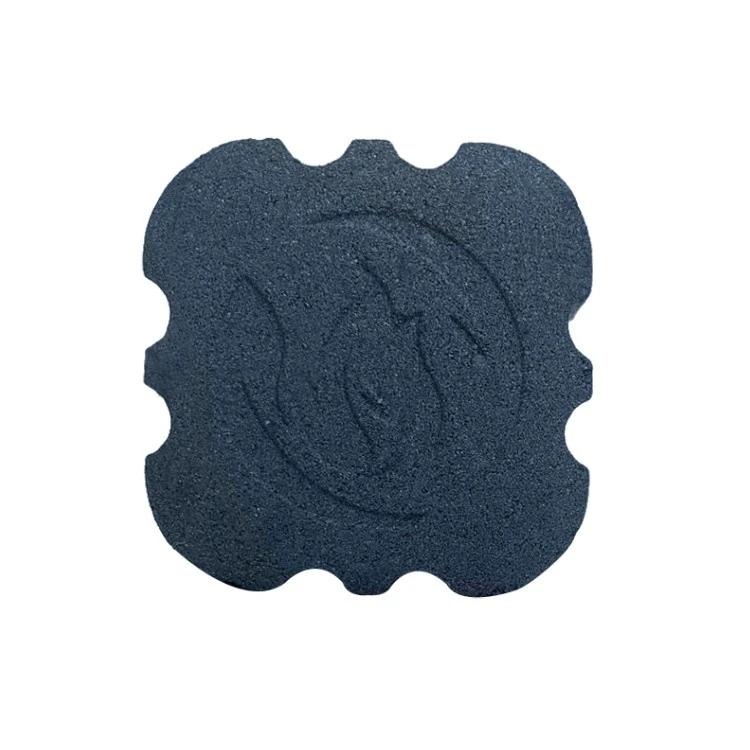Apple Wood BBQ Grill Coal Square Shape Cube Cooking